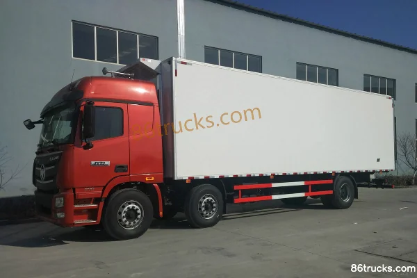 Foton Auman GTL 6 Series Heavy Truck 270 hp 6X2(8 wheels) 9.45m Refrigerated Truck (Binglingfang) Exterior (3) | 86Trucks