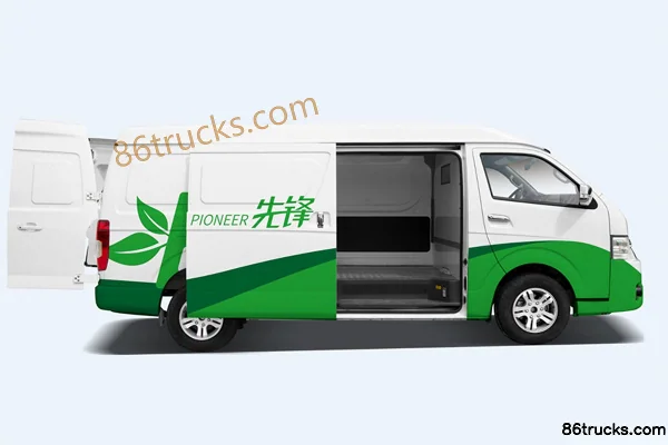 HIGER Pioneer 3.5T 5.5m Pure Electric Enclosed Logistics Van 58.03kWh Exterior (3) | 86Trucks