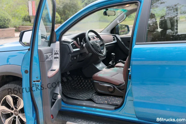 JAC T8 2020 Luxury 2.0T Diesel 150hp 4x2(6 wheels) Large Double Cab Pickup (China VI) Chassis (1) | 86Trucks