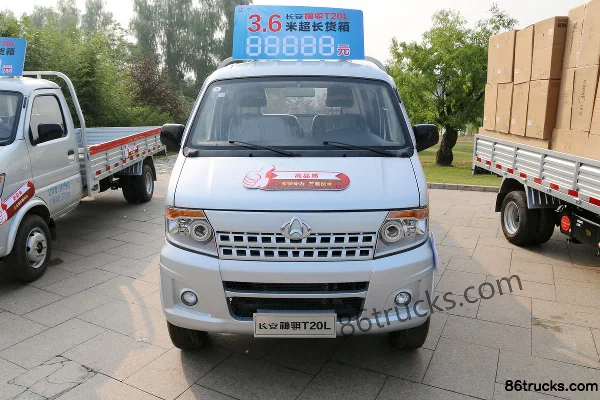 Ankai Shenqi T20L 2018 Standard Type 1.5L 112 hp 4X2(6 wheels) Gasoline 3.6m Single Row Flatbed Micro Truck Exterior (2) | 86Trucks