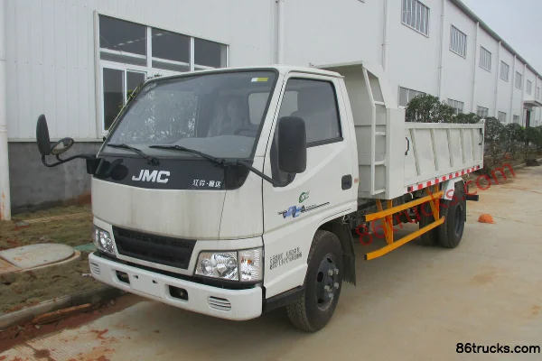 JMC Shunda Narrow Body 116hp 4X2(6 wheels) 4.14m Dump Truck Exterior (2) | 86Trucks