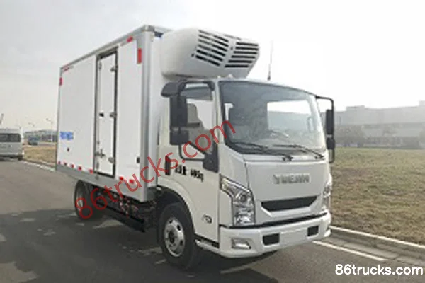 Yuejin Beyond E100 4.5T 4m Single Row Pure Electric Refrigerated Truck 78.8kWh 4X2(6 wheels) Exterior