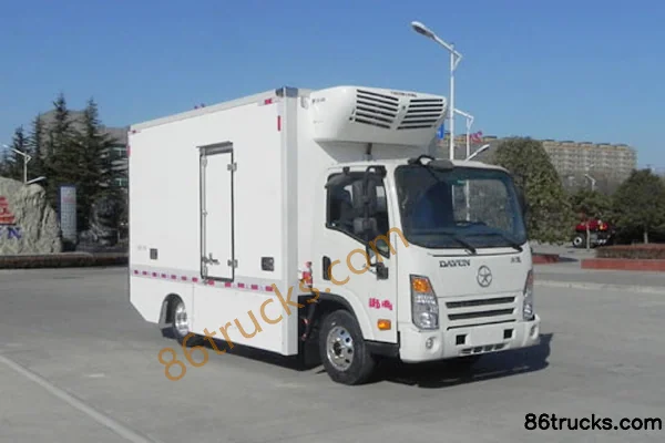 Dayun E3 4.5T 4m Single Row Pure Electric Refrigerated Truck 96.77kWh 4X2(6 wheels) Exterior