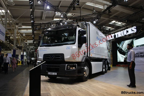 Renault D Series 6X2(8 wheels) Garbage Transport Truck Exterior (3) | 86Trucks