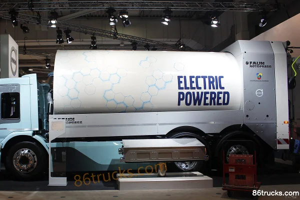 Volvo FE 6X2(8 wheels) Garbage Transport Truck Body (1) | 86Trucks