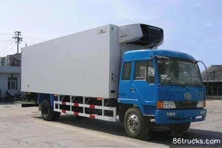 FAW Jiefang Qingdao Sailong 130hp 4X2(6 wheels) Refrigerated Truck (CIMC Brand) Exterior