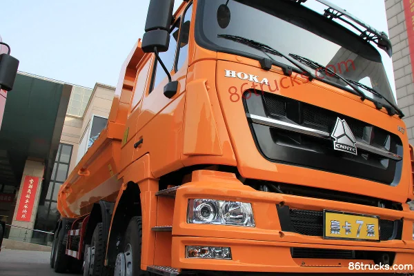 Sinotruk HOKA H7 Series Heavy Truck 340 hp 8X4(12 wheels) 8.4m Dump Truck Exterior (3) | 86Trucks