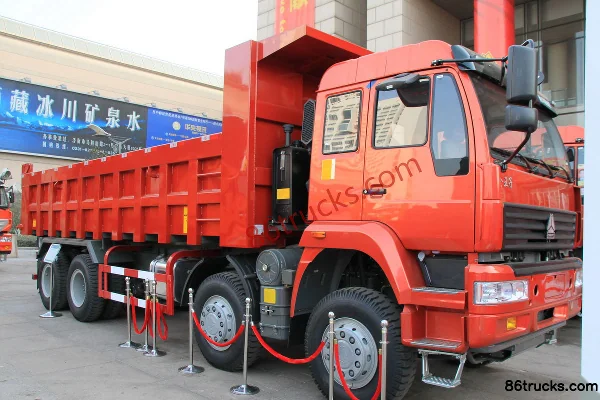 Sinotruk Golden Prince 266 ch 8X4(12 roues) 7,1 m camion benne (ZZ3311M3661C1/L1WAZ-32) Extérieur (3) | 86Trucks