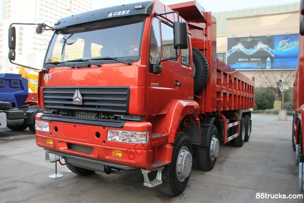 Sinotruk Golden Prince 266 ch 8X4(12 roues) 7,1 m camion benne (ZZ3311M3661C1/L1WAZ-32) Extérieur (2) | 86Trucks