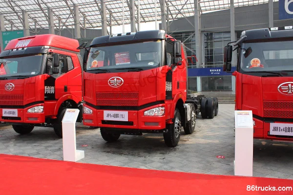 FAW Jiefang J6P Heavy Truck 390hp 8X4(12 wheels) 8m Dump Truck Exterior (2) | 86Trucks