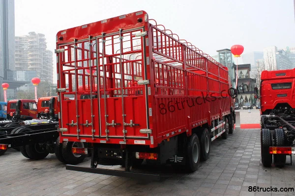 FAW Jiefang Aowei(J5P) camion lourd 280 ch 8X4(12 roues) camion porteur à grille (léger) Châssis (3) | 86Trucks