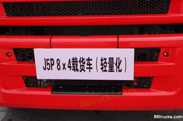 FAW Jiefang Aowei(J5P) camion lourd 280 ch 8X4(12 roues) camion porteur à grille (léger) Extérieur (3) | 86Trucks