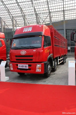 FAW Jiefang Aowei (J5P) heavy truck 280 hp 8X4(12 wheels) stake truck (lightweight) Exterior