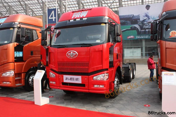 FAW Jiefang J6P Heavy Truck 350hp 6X4(10 wheels) Automatic Tractor Truck (2011 model) (AMT manual/auto) Exterior (2) | 86Trucks