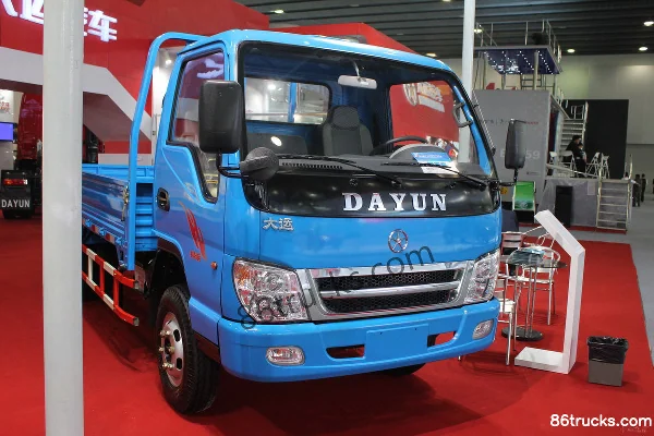 Dayun Qiyun 90 ch 4X2(6 roues) camion léger à ridelles simple cabine 4,3 m Extérieur (3) | 86Trucks