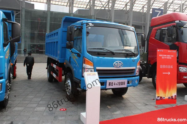 FAW Jiefang Qingdao Sailong Medium Truck 180 hp 4X2(6 wheels) 4.5m Dump Truck Exterior (2) | 86Trucks