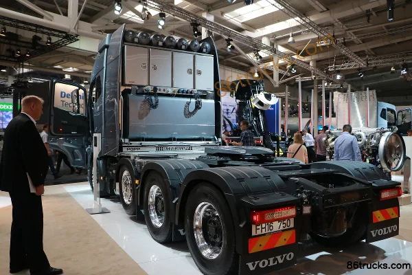 Volvo FH16 camion lourd 750 ch 8X4(12 roues) tracteur routier automatique Extérieur (3) | 86Trucks