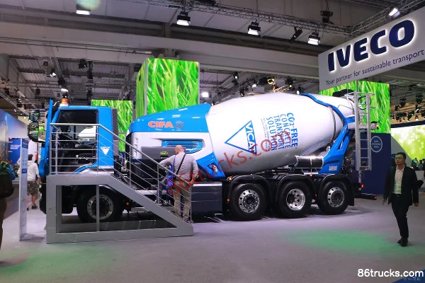 IVECO Stralis Heavy Truck 400 hp 8X2(10 wheels) CNG Concrete Mixer Truck (AD320X40XY/PS NP) Exterior (3) | 86Trucks