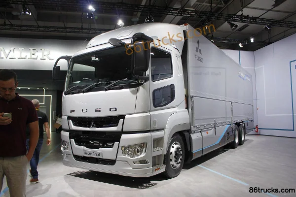 Mitsubishi FUSO Super Great 6X2(8 roues) camion porteur fourgon 9,5 m Extérieur (3) | 86Trucks