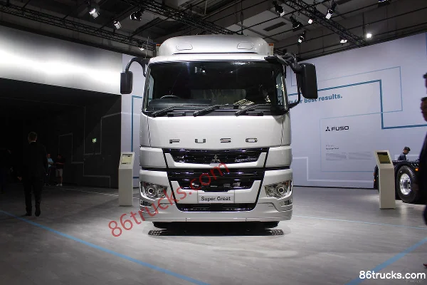 Mitsubishi FUSO Super Great 6X2(8 roues) camion porteur fourgon 9,5 m Extérieur (2) | 86Trucks