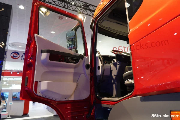 BMC 460 hp 4X2(6 wheels) Tractor Truck (Red Flat Top) Cab (1) | 86Trucks