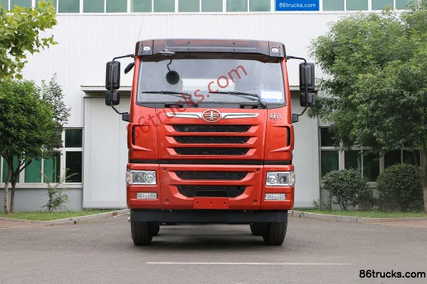 FAW Jiefang Qingdao Han V Heavy Truck 350 hp 8X4(12 wheels) 7.4m Dump Truck Exterior (2) | 86Trucks