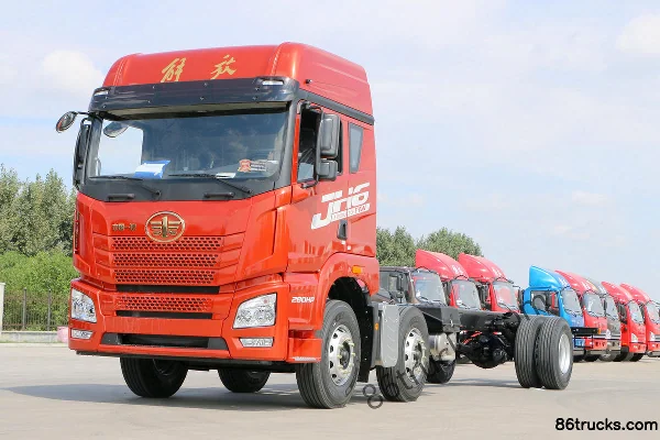 FAW Jiefang Qingdao JH6 poids lourd version Excellence 2.0 290 ch 6X2(8 roues) camion porteur à ridelles 7,6 m (pont arrière 457 soudé renfo
