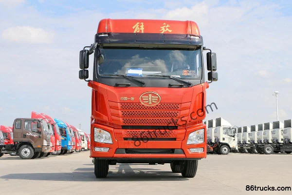 FAW Jiefang Qingdao JH6 poids lourd version Excellence 2.0 290 ch 6X2(8 roues) camion porteur à ridelles 7,6 m (pont arrière 457 soudé renfo