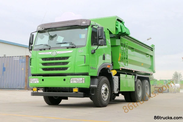 FAW Jiefang Qingdao Tian V Heavy Truck 430 hp 6X4(10 wheels) 6m Dump Truck Exterior (3) | 86Trucks