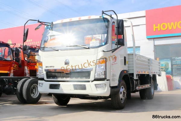 Sinotruk HOWO Hanjiang 170 ch 4X2(6 roues) camion plateau léger cabine simple 4,165 m Extérieur (3) | 86Trucks