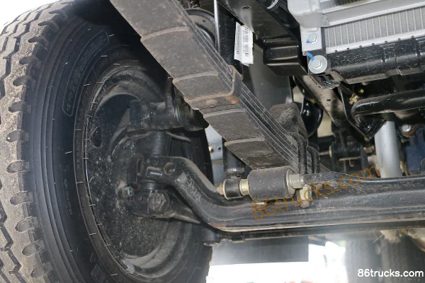 Feidi A2 série 110 ch 4X2(6 roues) camion léger plateau ridelles 4,17 m Châssis (2) | 86Trucks