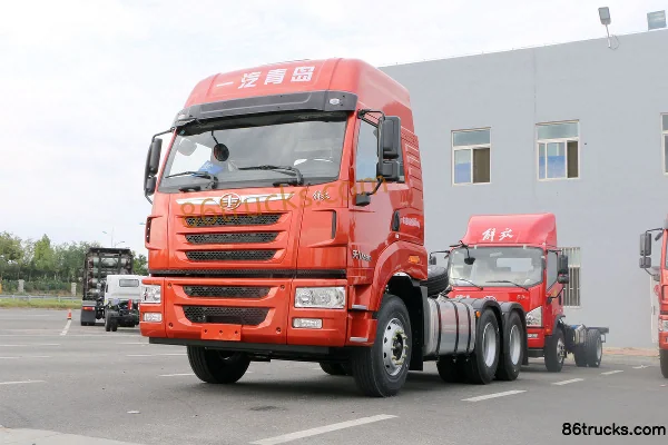 FAW Jiefang Qingdao TianV poids lourd version froide 430 ch 6X4(10 roues) tracteur routier (double réservoir) Extérieur (2) | 86Trucks