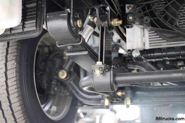 Feidi DX 1,9 L 102 ch 4X2(6 roues) camion léger fourgon 3,6 m cabine simple Châssis (2) | 86Trucks