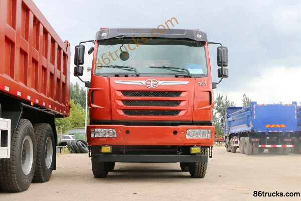 FAW Jiefang Qingdao TianV Heavy Truck 430 hp 8X4(12 wheels) 8m Dump Truck (3960mm Wheelbase) Exterior (2) | 86Trucks
