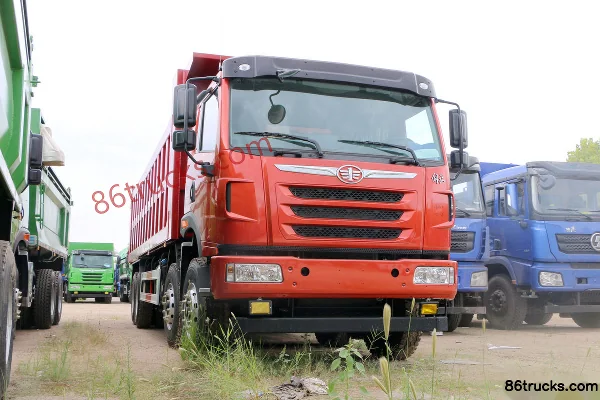 FAW Jiefang Qingdao TianV Heavy Truck 430 hp 8X4(12 wheels) 8.6m Dump Truck Exterior