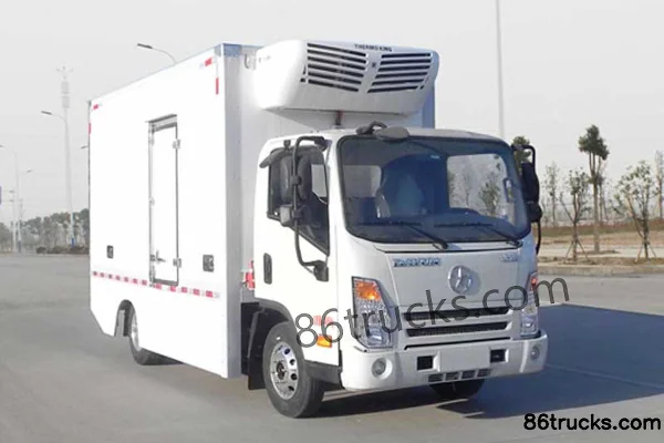 Dayun E3 4.5T 4.1m Single Row Pure Electric Refrigerated Truck 4X2(6 wheels) Exterior
