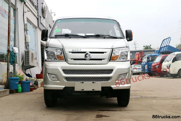 Sinotruk Wangpai W1 1.5L 102hp 4X2(6 wheels) Gasoline 2.8m Double Row Flatbed Mini Truck Exterior (2) | 86Trucks