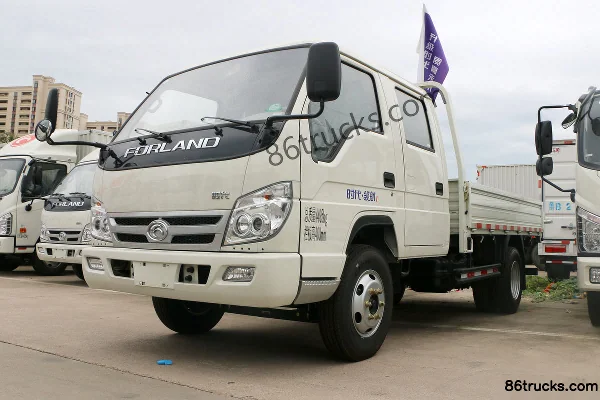 Foton Times Small Card Star 5 115hp 4X2(6 wheels) 2.65m double-row flatbed light truck (air brake) Exterior (3) | 86Trucks