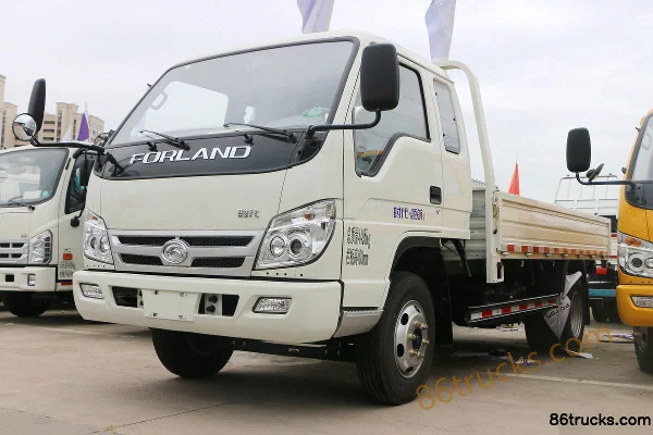 Foton Times Xiaoka Star 5 115 hp 4X2(6 wheels) 3.8m half-row flatbed light truck Exterior (3) | 86Trucks