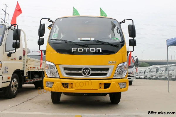 Foton Ollin TX 120 hp 4X2(6 wheels) 3.83m Double Row Flatbed Light Truck (China VI) Exterior (2) | 86Trucks
