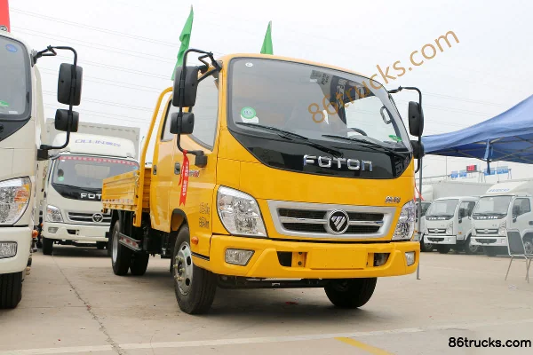 Foton Aoling TX 120 hp 4X2(6 wheels) 3.2m Double Row Flatbed Light Truck (China VI) Exterior