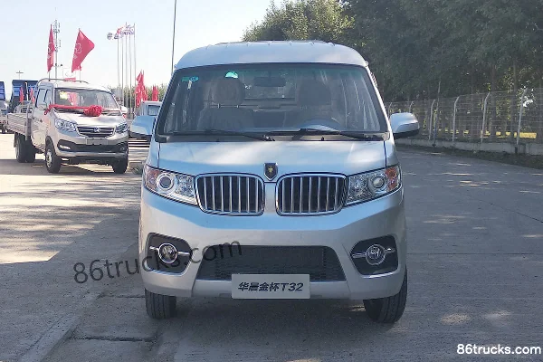 Jinbei T32 Extended Version 1.3L 86hp 4X2(6 wheels) Gasoline 2.51m Double-row Mini Truck Exterior (2) | 86Trucks