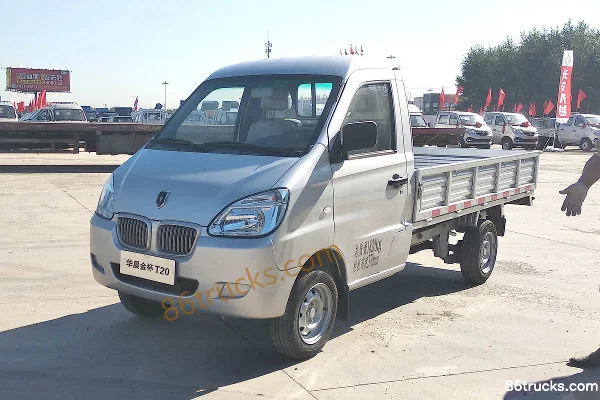Jinbei T20 Comfort Edition 2018 1.0L 61 hp 4X2(6 wheels) 2.7 m single row flatbed mini truck Exterior (3) | 86Trucks