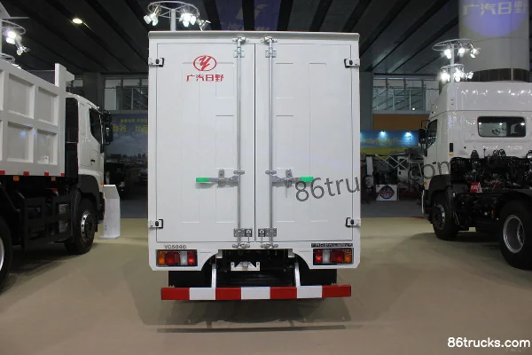 GAC HINO 300J Series 125 hp 4X2(6 wheels) 3.3m Double Row Van Truck Chassis (2) | 86Trucks