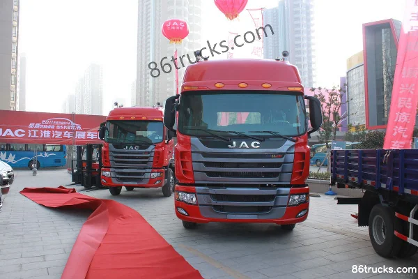 JAC Gallop K3 Series Heavy Truck 340 hp 6X4(10 wheels) Tractor Truck (New Styling Wide Body, Lightweight) Exterior (2) | 86Trucks