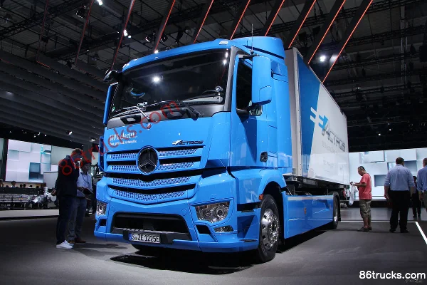 Mercedes-Benz New Actros 4X2(6 wheels) Electric Refrigerated Truck Exterior (2) | 86Trucks