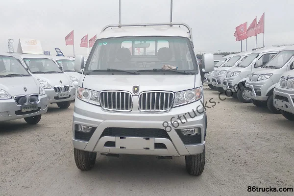 Jinbei T50 1.5L 109hp 4X2(6 wheels) Gasoline 3.4m Single Row Flatbed Mini Truck (Single Rear Tire) Exterior (2) | 86Trucks