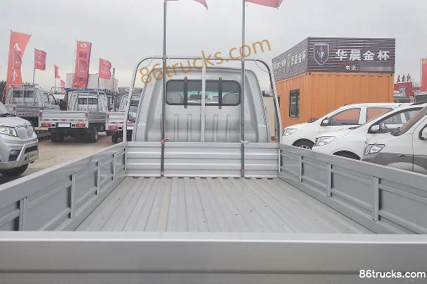 Jinbei T50 1.5L 109hp 4X2(6 wheels) Gasoline 3.4m Single Row Flatbed Mini Truck (Single Rear Tire) Body (3) | 86Trucks