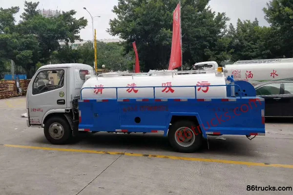 Dongfeng FuruiKa F4 98hp 4X2(6 wheels) cleaning truck (Hongyu brand) Exterior (3) | 86Trucks