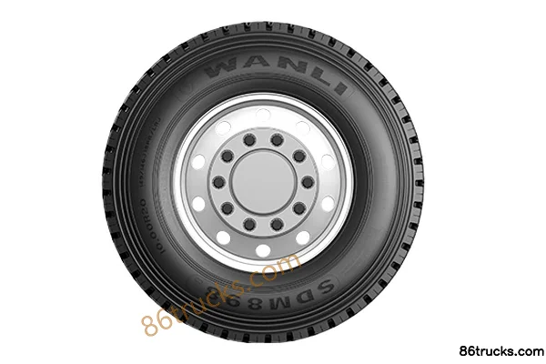Wanli SDM898 (12.00R20) All-Steel Short-Haul Mixed Road Tire Exterior (2) | 86Trucks